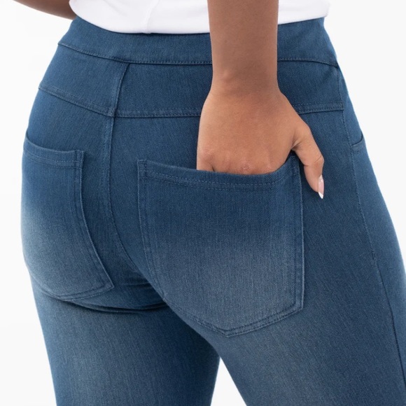 Stylish Blue Women's Jeggings - Picture 2 of 5